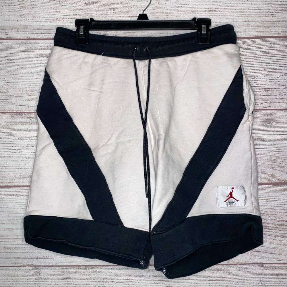 Nike Jordan basketball shorts white and black
